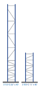 Quick Ship Pallet Racking Bolted Variety